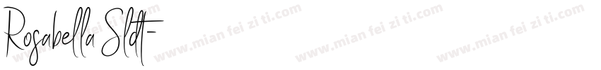 Rosabella Sldt字体转换